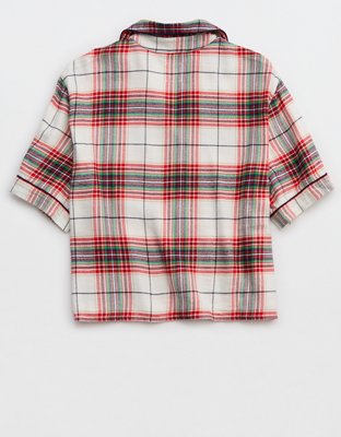 Aerie Flannel Pajama Shirt