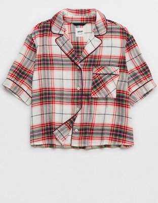 Aerie Flannel Pajama Shirt