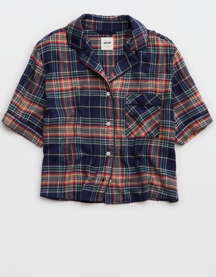 Aerie Flannel Pajama Shirt