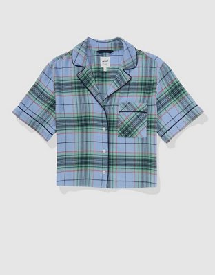 Aerie Flannel Pajama Shirt