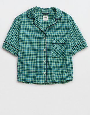 Aerie Flannel Pajama Shirt