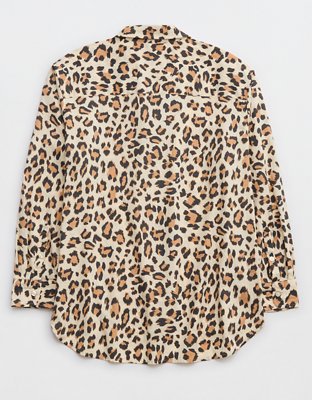 Aerie Seersucker PJ-To-Party Shirt