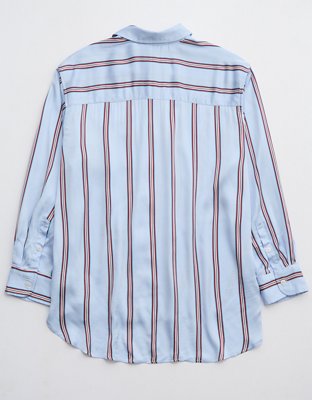 Aerie Satin PJ-To-Party Shirt