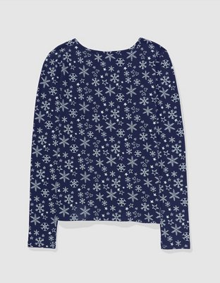 Aerie Jersey Notch Neck Pajama Top