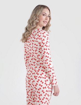 Aerie Jersey Notch Neck Pajama Top