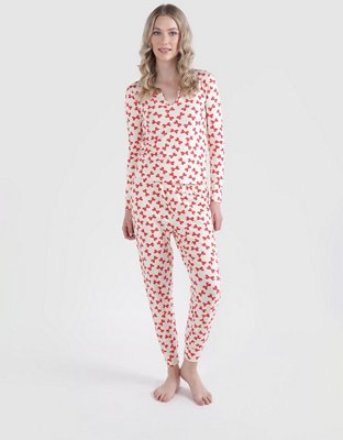 Aerie Jersey Notch Neck Pajama Top