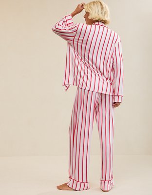Aerie Real Soft® Piping Long Sleeve PJ Top