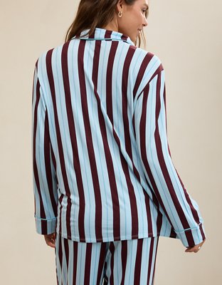 Aerie Real Soft® Piping Long Sleeve PJ Top