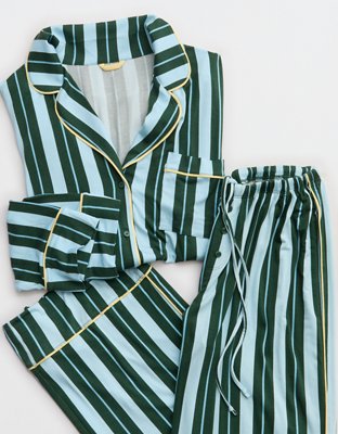 Aerie Real Soft® Piping Long Sleeve PJ Top