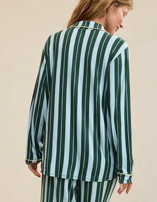 Aerie Real Soft® Piping Long Sleeve PJ Top