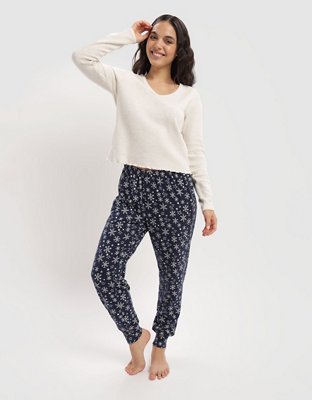 Aerie Waffle V Neck T-Shirt