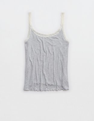 Aerie Real Soft® Lace Trim Tank