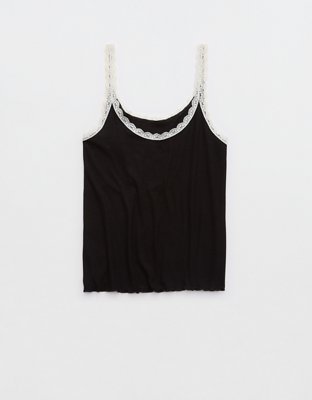 Aerie Real Soft® Lace Trim Tank