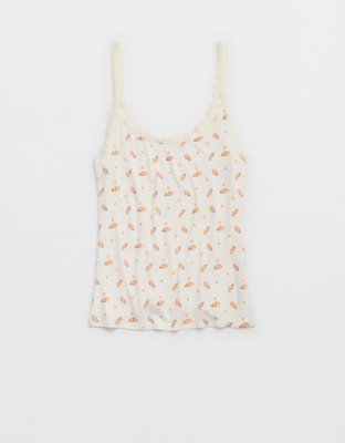 Aerie Real Soft® Lace Trim Tank