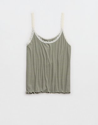 Aerie Real Soft® Lace Trim Tank