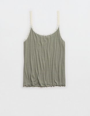 Aerie Real Soft® Lace Trim Tank