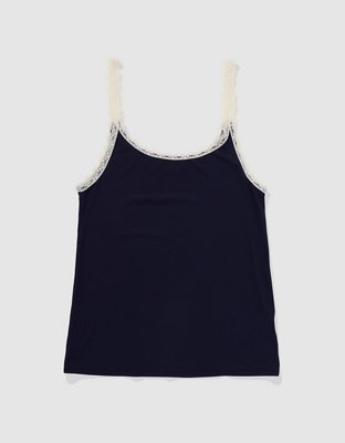 Aerie Real Soft Lace Trim Tank