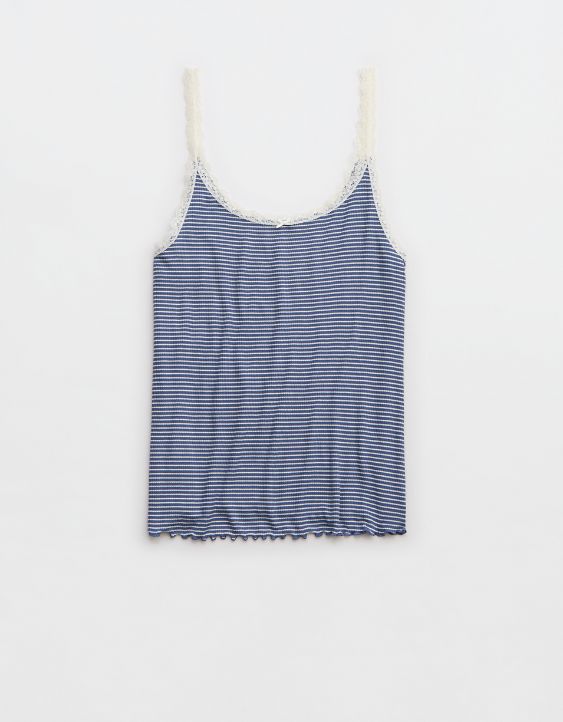 Aerie Real Soft® Lace Trim Tank