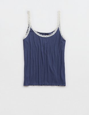 Aerie Real Soft® Lace Trim Tank