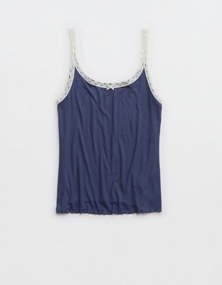 Aerie Real Soft® Lace Trim Tank