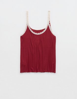 Aerie Real Soft® Lace Trim Tank