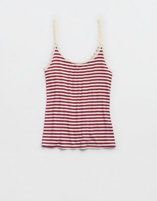 Aerie Real Soft® Lace Trim Tank