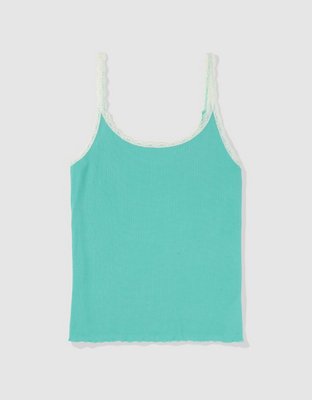 Aerie Real Soft® Lace Trim Tank