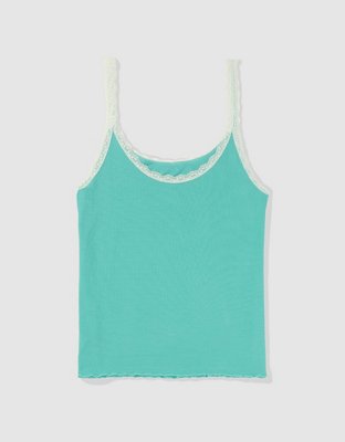 Aerie Real Soft® Lace Trim Tank