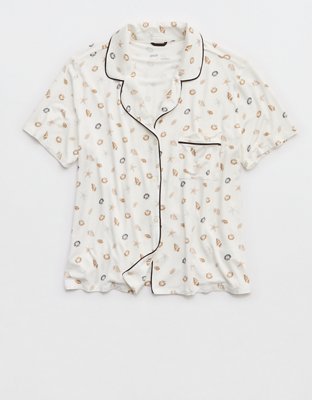 Aerie Real Soft® Short Sleeve Pajama Shirt