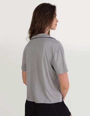 Aerie Real Soft® Short Sleeve Pajama Shirt