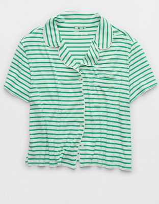 Aerie Real Soft Short Sleeve Pajama Shirt