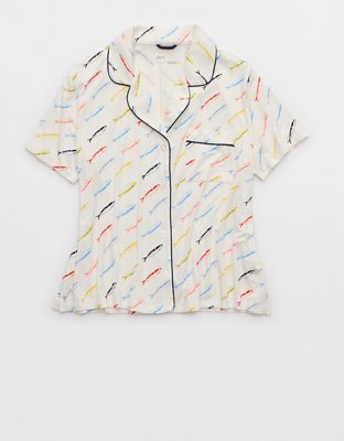 Aerie Real Soft® Short Sleeve Pajama Shirt