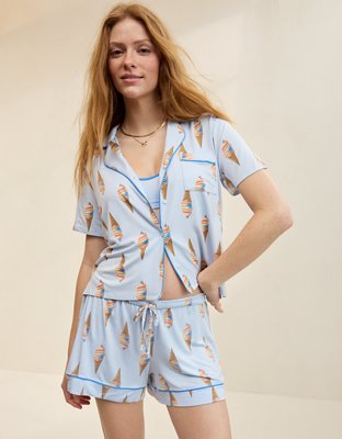 Aerie Real Soft® Short Sleeve Pajama Shirt