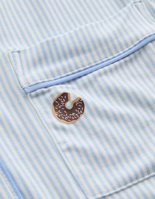 Aerie Real Short Sleeve Pajama Shirt