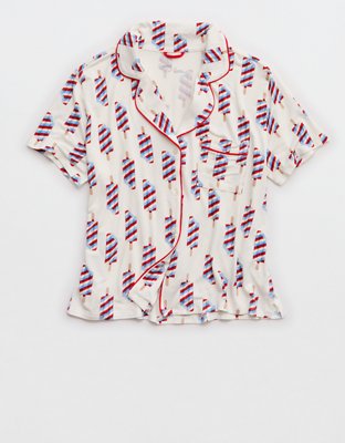 Aerie Real Soft® Short Sleeve Pajama Shirt