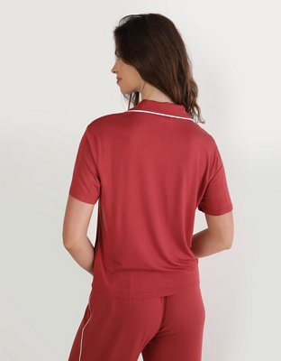 Aerie Real Soft® Short Sleeve Pajama Shirt