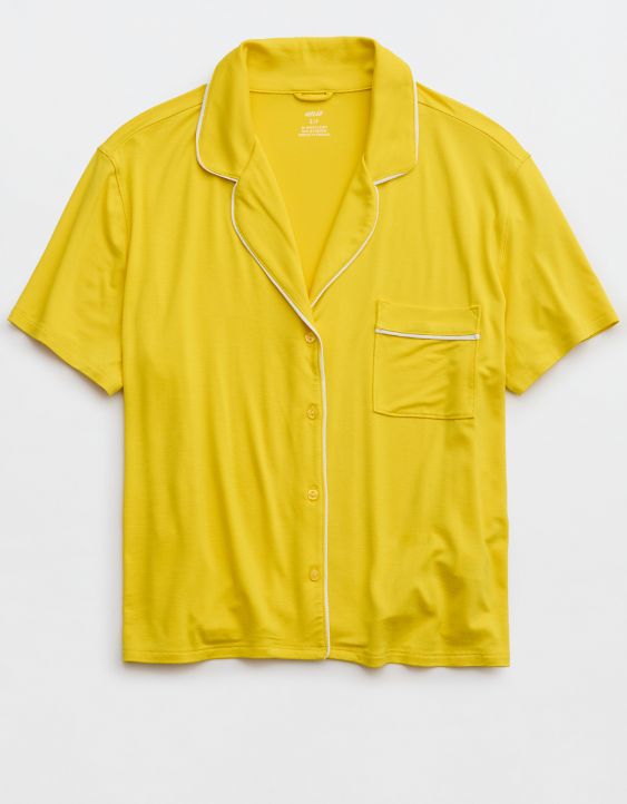 Aerie Real Soft® Short Sleeve Pajama Shirt