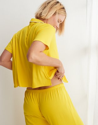 Chemisier de pyjama à manches courtes Real Soft® Aerie