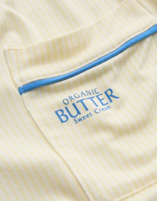 OVERSLEPT by Aerie Real Soft Short Sleeve Pajama Shirt