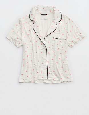 Aerie Real Soft® Short Sleeve Pajama Shirt