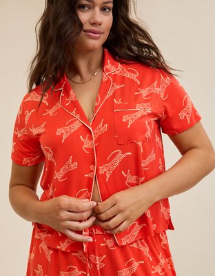 Aerie Real Soft® Short Sleeve Pajama Shirt from American Eagle - $34.95