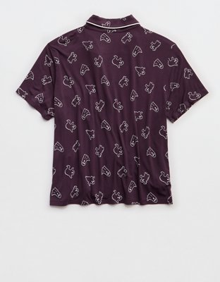 Aerie Real Soft® Short Sleeve Pajama Shirt