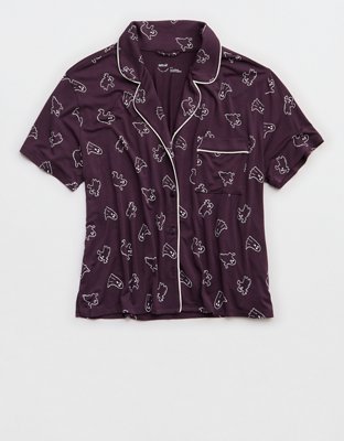Aerie Real Soft® Short Sleeve Pajama Shirt
