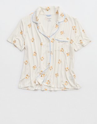 Aerie Real Soft® Short Sleeve Pajama Shirt