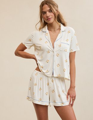 Aerie Real Soft® Short Sleeve Pajama Shirt
