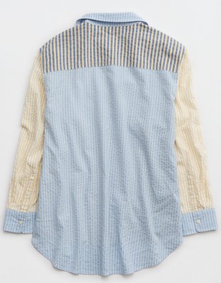 Aerie Off-Duty Seersucker Shirt