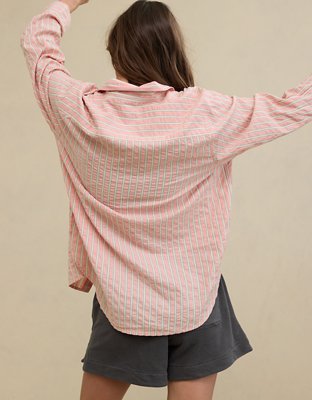 Aerie Off-Duty Seersucker Shirt