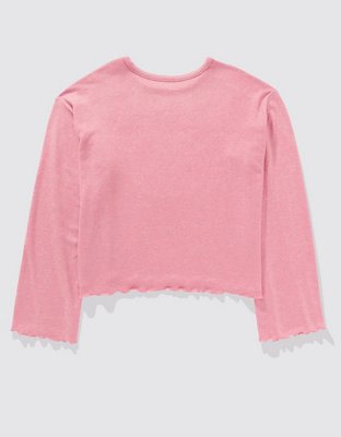 Aerie Cozy Knit Long Sleeve Shirt