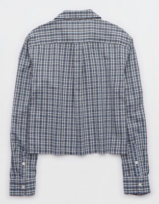 Aerie Off-Duty Seersucker Pajama Shirt