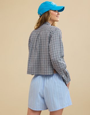 Aerie Off-Duty Seersucker Pajama Shirt